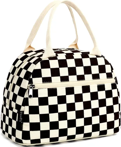 Vista 40 de Bolsa de almuerzo aislada FlowFly - Bolsa de asas organizadora para mujeres/hombres, Alpaca