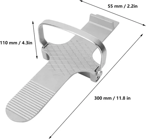 Vista 2 de Levantador de panel de pie, elevador de tablero de aleación Puerta Pie Drywall Plaster Sheet Herramienta de elevación, para placas de yeso, vidrio