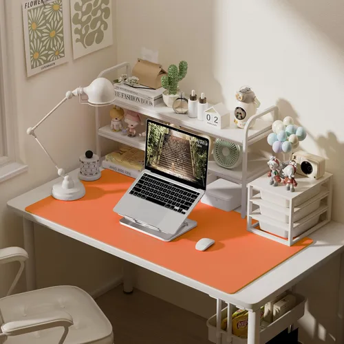 Vista 690 de Aothia Protector de escritorio de cuero, alfombrilla para mouse, alfombrilla de escritorio de oficina, 31.5 x 15.7 pulgadas, secante de escritorio