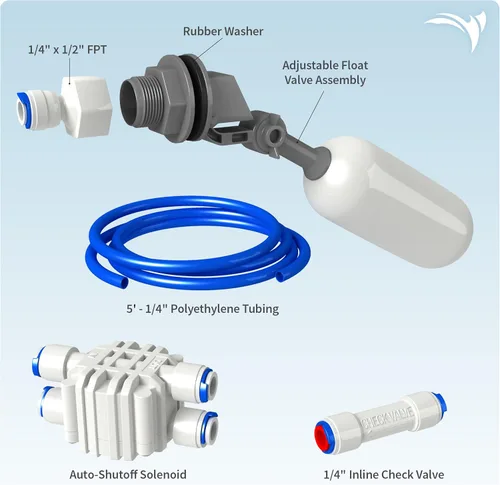 Vista 5 de AquaticLife - Kit de válvula de flotador para sistemas RO y RO/DI