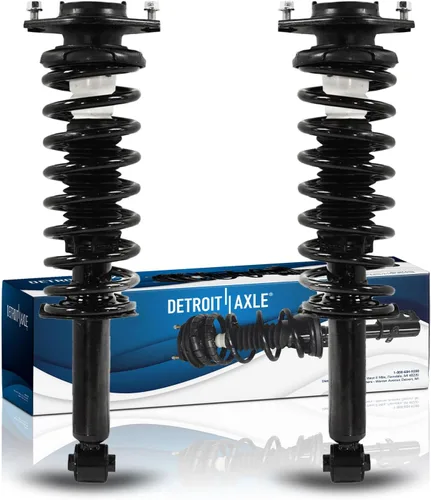 Vista 79 de Detroit Axle - Puntales delanteros 4WD con resorte helicoidal para Nissan Frontier 2005-2021, 2006 2007 2008 2009 2010 2011 2012 2013 2014 2015 2016
