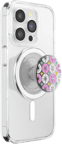 Vista 12 de PopSockets Agarre para teléfono con soporte para MagSafe, soporte magnético, parte superior intercambiable, agarre seguro para fundas MagSafe