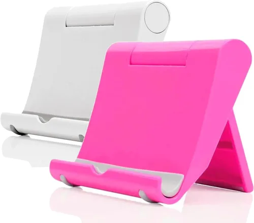 Vista 13 de Soporte para teléfono celular para escritorio, soporte plegable para teléfono celular, soporte para tablet para escritorio, soporte para teléfono