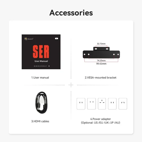 Vista 8 de Beelink SER5 Mini PC, AMD Ryzen 7 7735HS (hasta 4.75GHz) 8C/16T, Mini Computadora 24GB LPDDR5 RAM 1TB NVMe PCIe 4.0 SSD, Mini Computadora