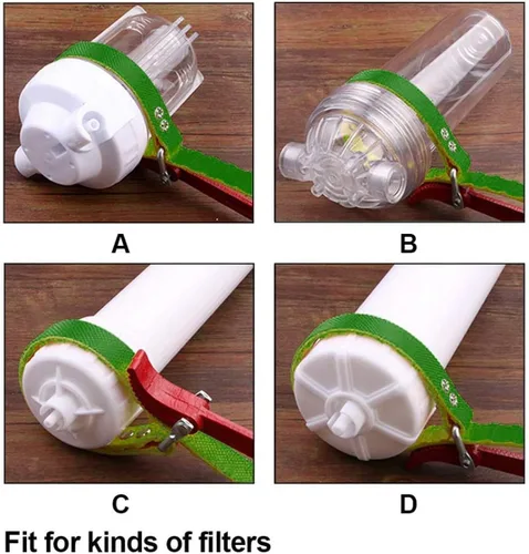 Vista 6 de Utoolmart Llave de correa de cinturón ajustable multiusos de 20 pulgadas, filtro de aceite, llave de abridor de correa 1 unidad