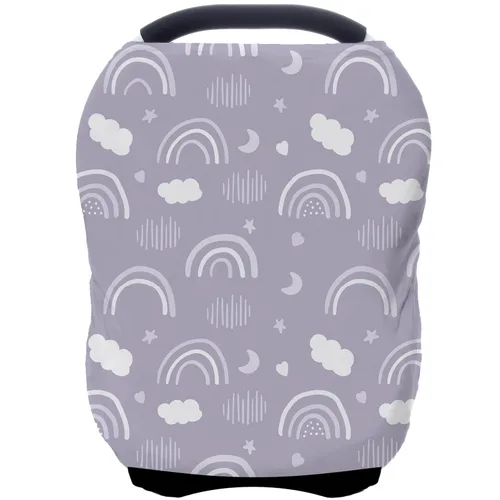 Vista 17 de Fundas de asiento de automóvil para bebés Toldo para asiento de automóvil de bebé, fundas multiusos de lactancia, bufandas de lactancia, regalos