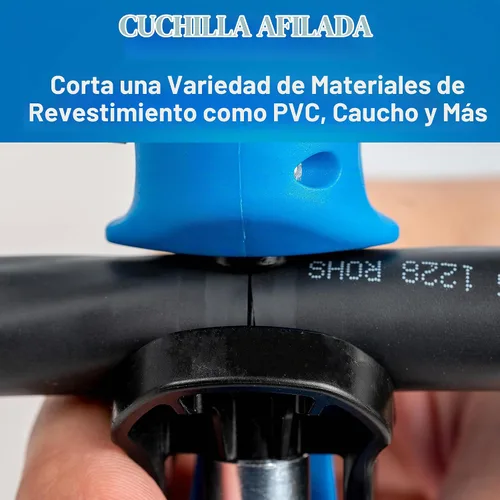 Vista 5 de Jonard Tools CST-4000 Pelacables de cable redondo para la remoción rápida y precisa de la cubierta, cables grandes, de 3/4" a 1 5/8" de diámetro