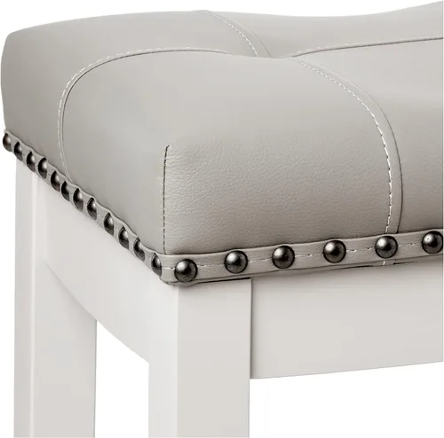 Vista 30 de Angel Line Cambridge - Taburete acolchado con cojín