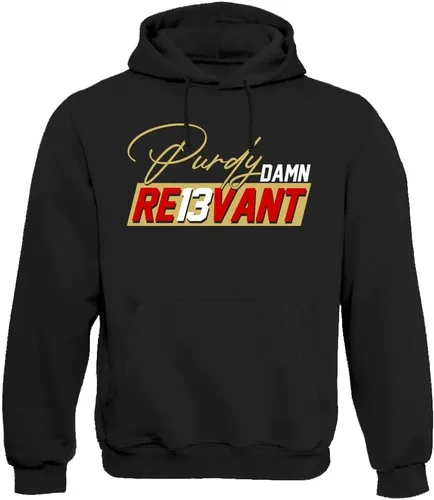 Vista 3 de Xtreme Apparrel Purdy Relevant San Francisco Men's Hoodie Sweatshirt for Football Fans