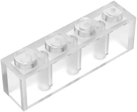 Vista 2 de Ladrillo de construcción clásico de 1 x 4, bloque de ladrillos a granel de 100 piezas, ladrillos de color amarillo albaricoque de 1 x 4, compatible