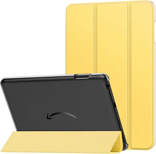 Vista 18 de MoKo Funda para tablet Yaxa Kindle Fire HD 8 y 8 Plus (12/10ª generación, 2024/2022/2020) de 8 pulgadas, funda de piel sintética con triple