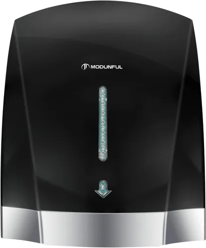 Vista 13 de modunful Secadores de manos compactos para baños, secador de manos turbo comercial de 110 V con doble flujo de aire y bajo ruido, gris oscuro