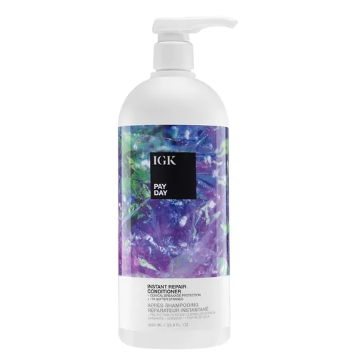 Vista 8 de IGK Pay Day Conditioner Liter – Moisturizing Shampoo for Dry, Damaged, or Chemically Treated Hair