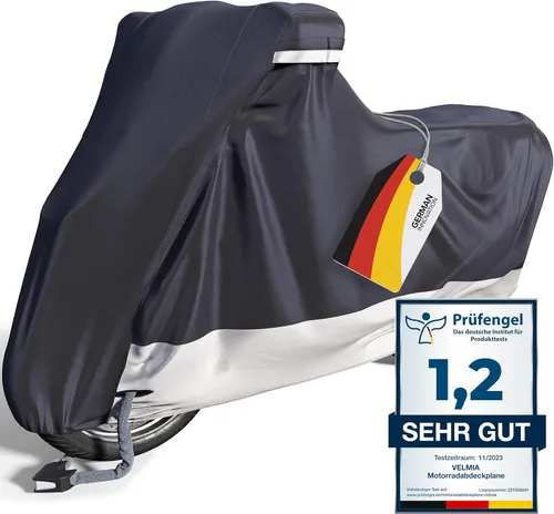VELMIA Funda para Motocicleta Extremadamente Resistente al Calor hasta 550 °F | Funda de Motocicleta Impermeable al Aire Libre de Alto Estándar para