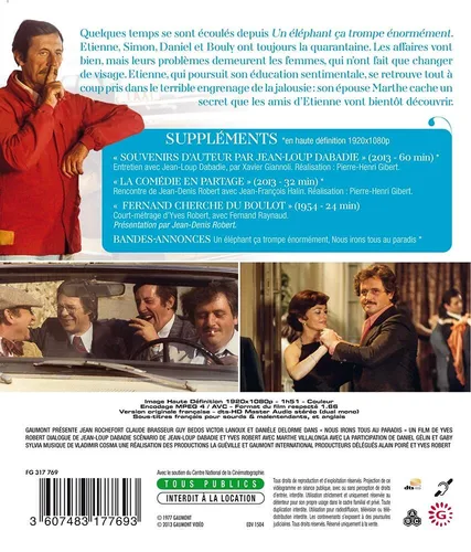 Vista 2 de Pardon Mon Affaire, Too! ( Nous irons tous au paradis ) Blu-Ray, Reg.ABC Import - France