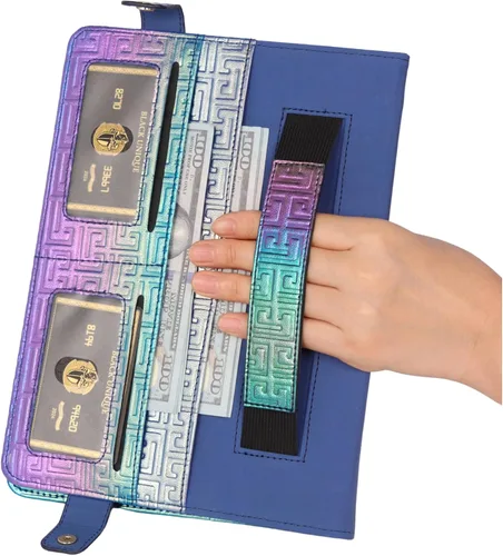 Vista 119 de Funda tipo bolso para iPad mini de 5ª/4ª/3ª/2ª/1ª generación de 7.9 pulgadas, Techcircle funda ligera tipo folio con soporte bandolera con billetera