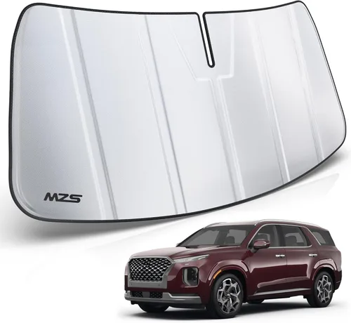 Vista 53 de MZS Parasol para parabrisas compatible con RAV4 2019-2026 / RAV4 Prime 2021-2026, parasol plegable para ventana delantera de SUV con bolsa