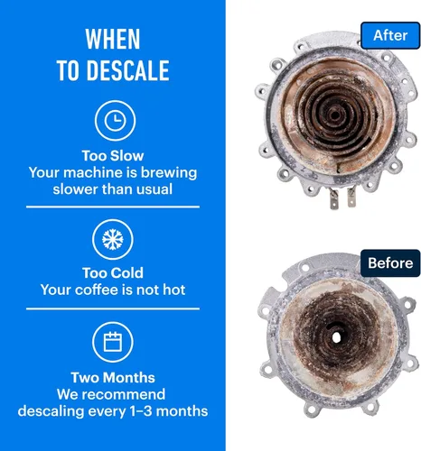 Vista 9 de Solución descalcificadora universal para cafeteras, de la marca Essential Values, para Keurig, Delonghi, Nespresso y todas las cafeteras de espresso