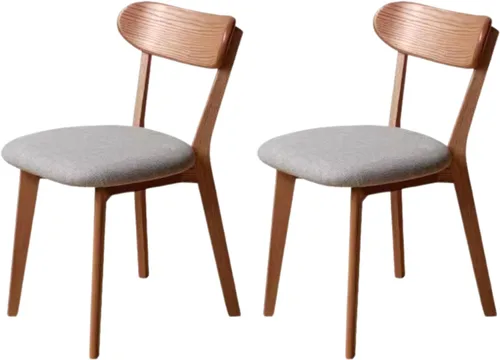 Vista 24 de Sillas de comedor 100% madera de roble macizo, prácticas sillas de cocina para comedor, cocina, sala de estar (1, negro)