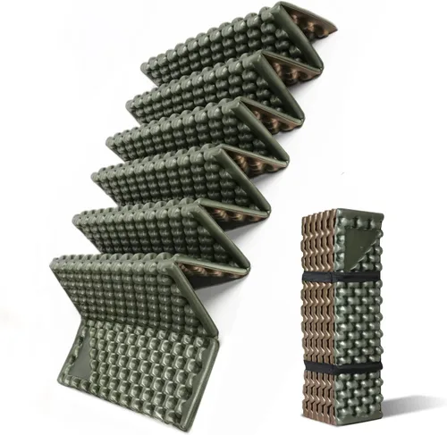 Almohadillas de espuma para acampar para senderismo, colchón ultraligero de celda cerrada, tapete suave impermeable para adultos, esterillas anchas