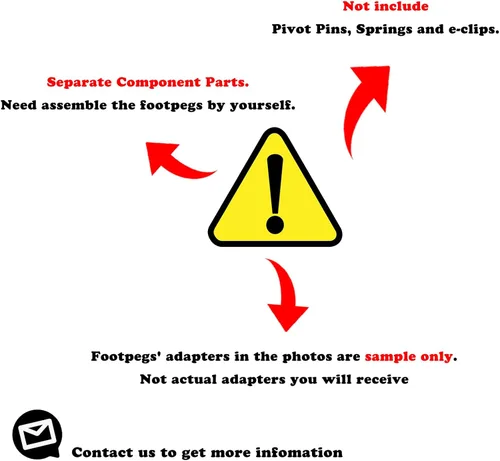 Vista 7 de MCMOTOPARTS M-PRO - Estriberas traseras para pasajero, color azul, compatible con MT-03 2016-2022 16 17 18 19 20 21 22