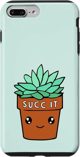 Vista 12 de iPhone 16 Succ It - Cute Succulent Plant Lovers Gardening Theme Case