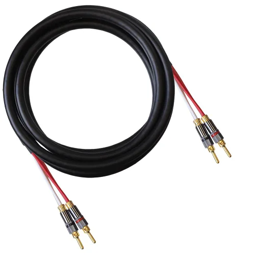 Blue Jeans Cable Canare 4S11 Cable de altavoz, con terminaciones convencionales soldadas por ultrasonidos (no bi-Wire) (un cable - para un altavoz);