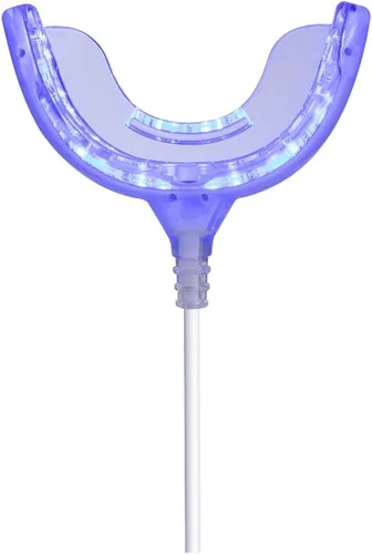 Luz aceleradora de blanqueamiento de dientes, 32 bandejas de luz LED azul para la boca, bandejas de luz potenciadora de blanqueamiento de dientes