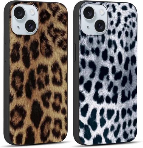 Vista 94 de Paquete de 2 fundas de teléfono con bonito estampado de guepardo para iPhone 7/8/SE 2020 / SE 2022 de 4.7 pulgadas, diseño de leopardo de lujo