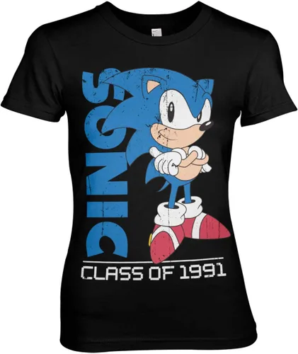 Sonic The Hedgehog Officially Licensed Class of 1991 Women T-Shirt