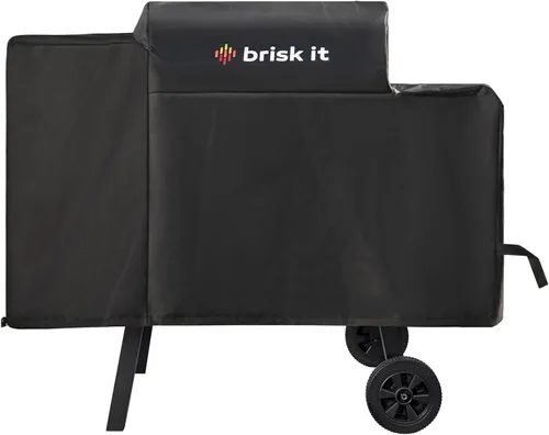 Vista 7 de Brisk It Funda de parrilla para parrilla de pellets de madera Origin-580, resistente e impermeable, cubierta para parrilla de barbacoa a prueba