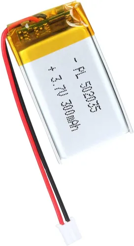 Vista 17 de 802030 Batería Lipo de 3.7V 400mAh 802030 Juego de Batería de Polímero de Litio Recargable con Conector JST PH2.0mm para Dispositivo Electrónico