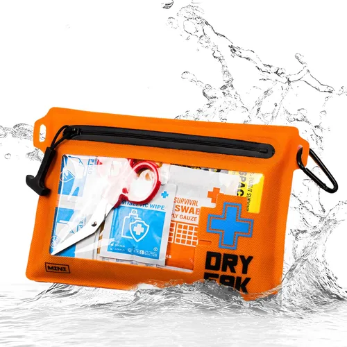 Vista 7 de EVERLIT Kit de primeros auxilios ultraligero e impermeable, botiquín de primeros auxilios para barco, kit médico marino para canotaje, kayak