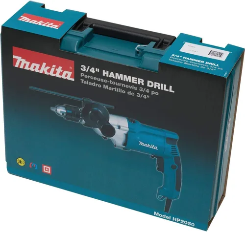 Vista 5 de Makita HP2050-R - Taladro martillo con estuche de 6.6 amperios y 3/4 pulgadas (renovado)