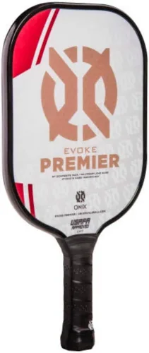 Vista 6 de Onix Evoke Premier - Paleta de pickleball y paquete de 3 pelotas de pickleball Fuse G2 y puntas de pickleball gratis, juego de pickleball