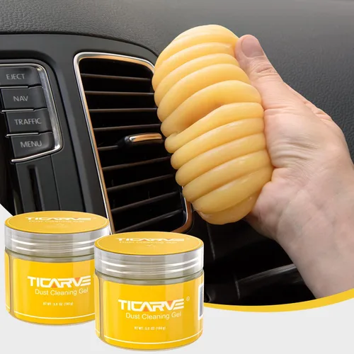 Vista 15 de TICARVE Paquete de 2 gel de limpieza para masilla de coche, limpiador de ventilación de automóvil, herramientas automáticas, limpiador