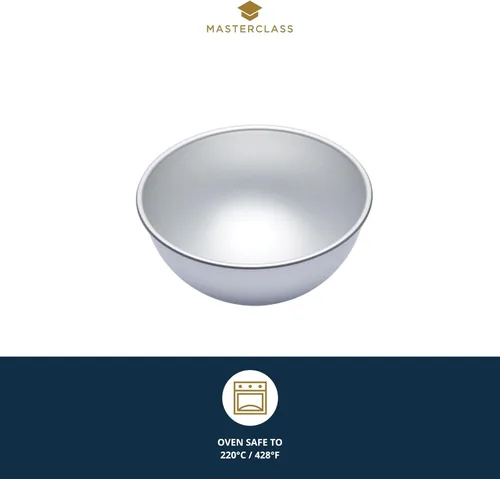 Vista 2 de MASTERCLASS Hemisferio 6.1 in, aluminio anodizado plateado, 6 pulgadas