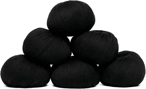 Vista 31 de Juego de 6 madejas de 100% lana de alpaca bebé (10.58 oz) de peso DK, fabricadas en Perú, celestial suave y perfecto para tejer y hacer ganchillo
