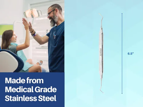 Vista 7 de ARTMAN INSTRUMENTS Juego de 3 excavadoras dentales – Excavadoras de cuchara de doble extremo de 0.059 in y 0.079 in con mango antideslizante