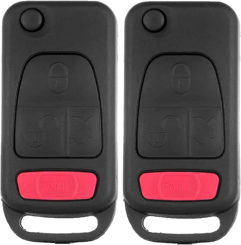 Car Key Fob Keyless Entry Remote SHELL CASE Replacement for 94-05 for Mercedes-Benz AMG SL600 ML430 S500 SL500 SLK230 SLK32 AMG (FCC NCZMB1K) 4