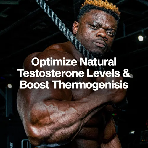Vista 5 de MuscleTech Potenciador de testosterona termogénica para hombres, AlphaTest Thermo - Suplemento T-Boost para hombres con Tribulus Terrestris