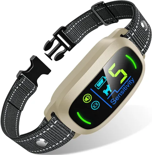 Vista 11 de FAFAFROG Collar Antiladridos para Perros de Tamaño Grande, Mediano y Pequeño, Collar Antiladridos Inteligente Recargable, Collar de Adiestramiento