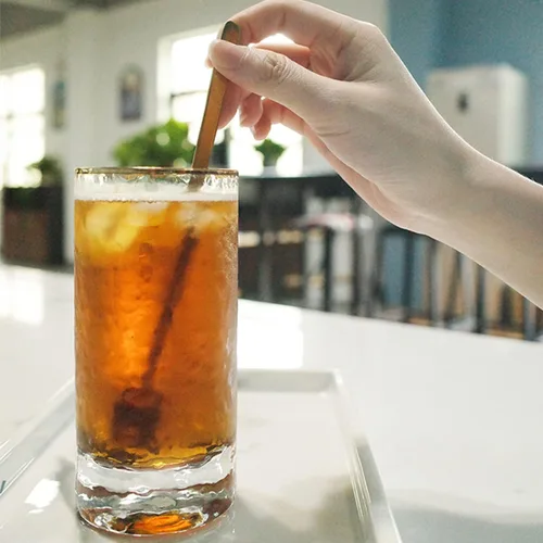 Vista 7 de Paquete de 4 cucharas de café de acero inoxidable, cucharas agitadoras de 6.7 pulgadas, cucharas de cóctel para café, té, postre, pastel, helado