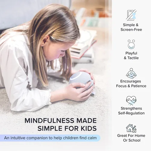 Vista 5 de Orb: Smart tracker for better mental health. Biofeedback device to master meditation, wellness focus, anxiety, manage stress & ADHD strategies.