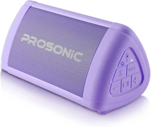 Vista 11 de Prosonic BT3 Altavoz Bluetooth inalámbrico portátil con sonido estéreo de 10 W y refuerzo de graves - Sonido rico y graves intensos - Bluetooth 5.0
