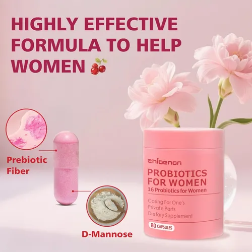 Vista 3 de Probióticos vaginales de primera calidad – Balance de pH con prebióticos y mezcla de probióticos Lactobacillus – Suplemento de salud vaginal