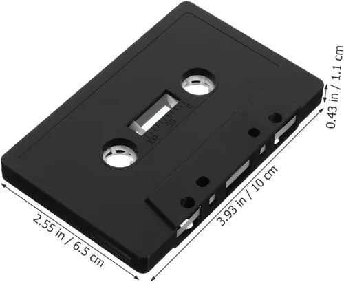 Vista 5 de Homoyoyo Paquete de 4 cintas de casete en blanco mate para grabación, cintas de audio grabables