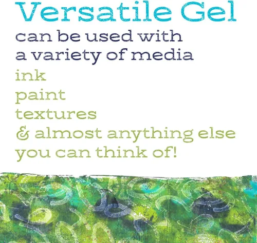 Vista 4 de Gel Press placa de gel de impresión, Transparente