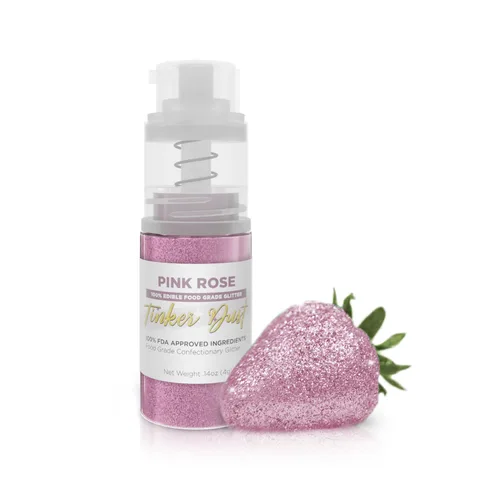 Vista 30 de Bakell - Brillantina Negra Tinker Dust (4g, 1x Mini Bomba de Pulverización) Brillantina Comestible para Alimentos, Postres y Bebidas!