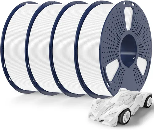 Vista 28 de Sunlu - Filamento PETG de alta velocidad para impresora 3D de 1.75 mm, rango de impresión de 30 mm/s - 600 mm/s, filamento de impresora 3D de alta